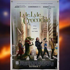 LYLE, LYLE, CROCODILE (2022) - ORIGINAL DOUBLE SIDED MOVIE POSTER